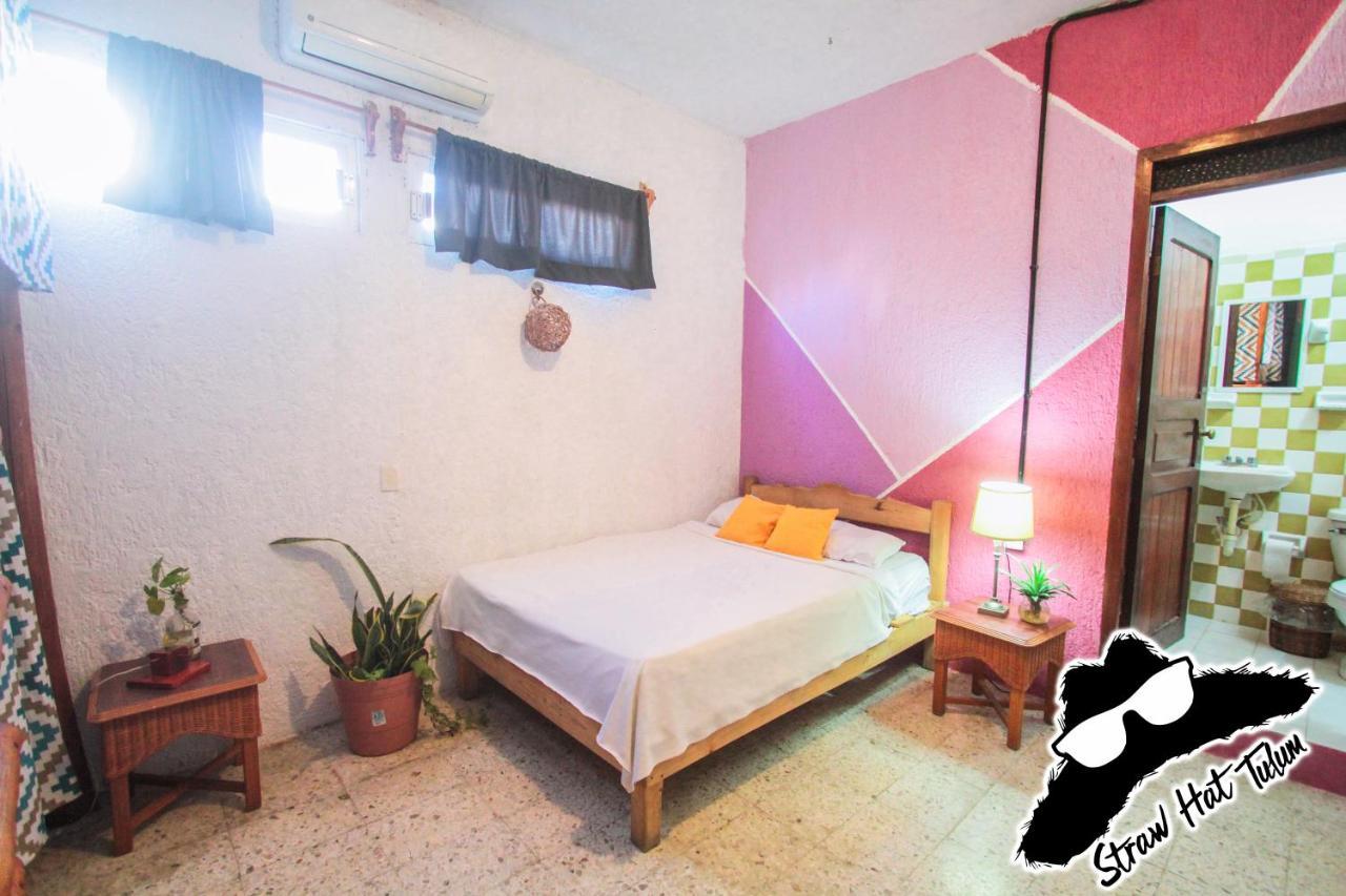 Straw Hat Hostel & Rooftop Bar Tulum Exterior foto