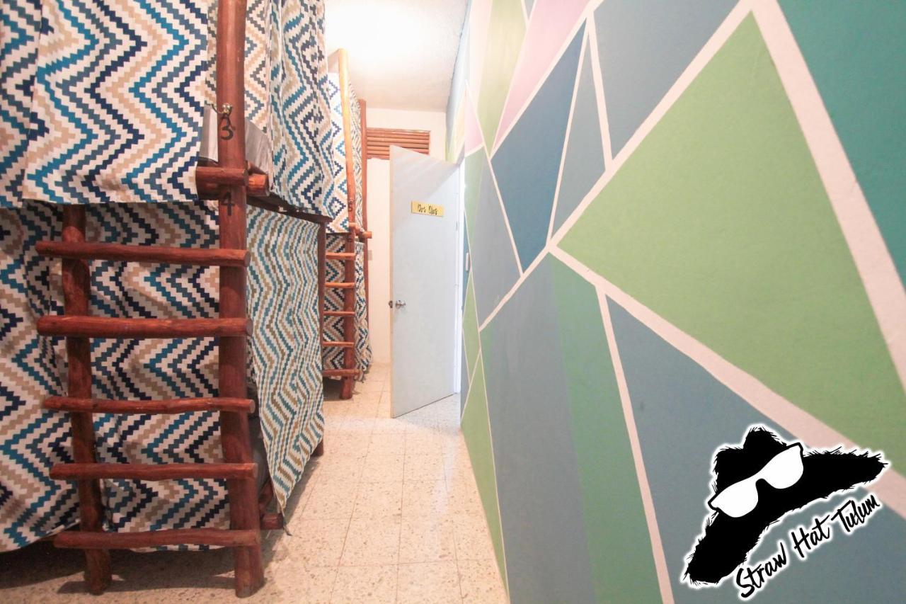Straw Hat Hostel & Rooftop Bar Tulum Exterior foto